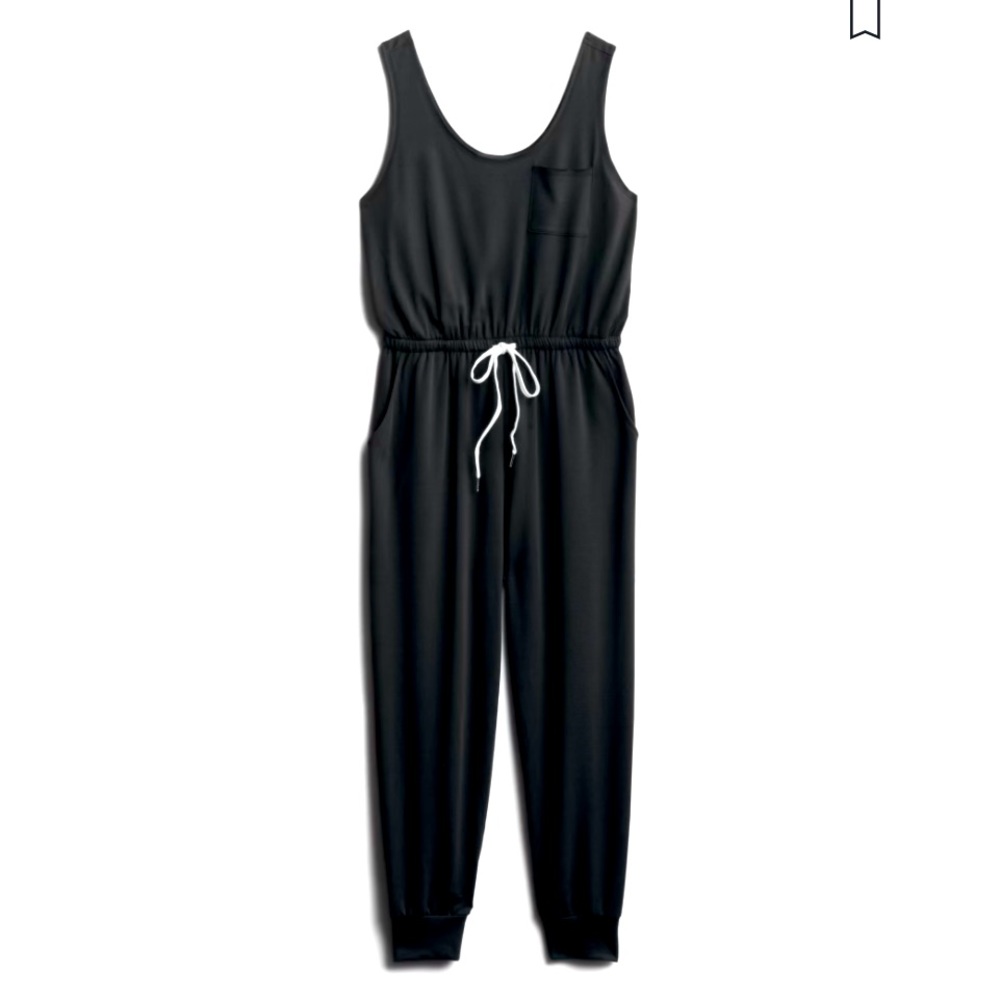 Gilli Tony Black knit jumpsuit in 1x